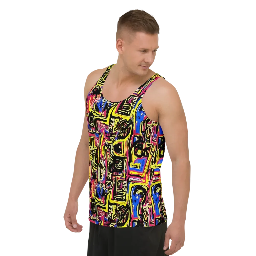 Beyond the Canvas on Men's Tank Top — Left Front