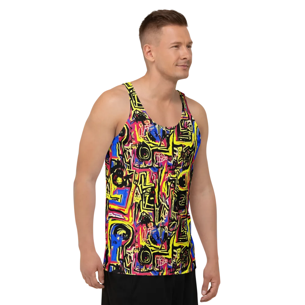 Beyond the Canvas on Men's Tank Top — Right Front