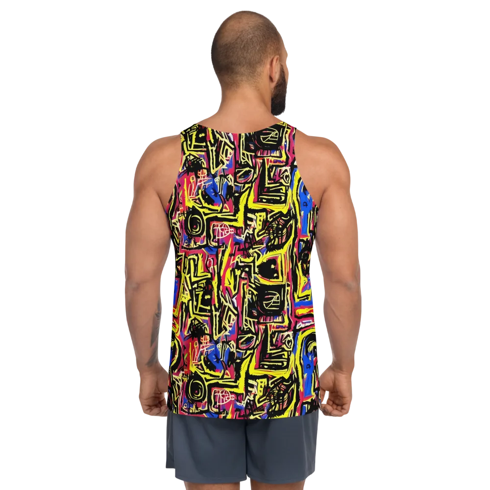 Beyond the Canvas on Men's Tank Top — Back