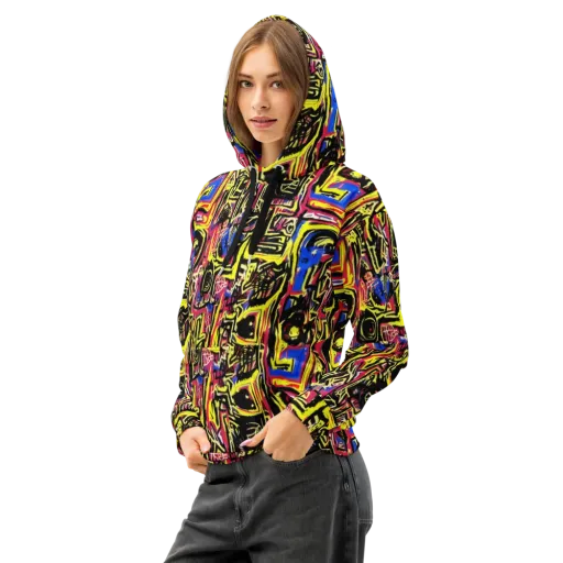 Beyond the Canvas on a Cotton Hoodie