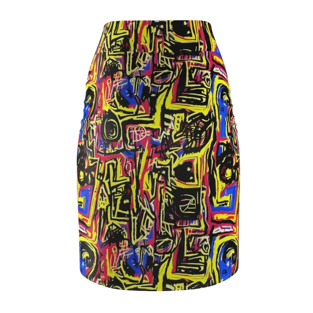 Beyond the Canvas on Pencil Skirt — Back