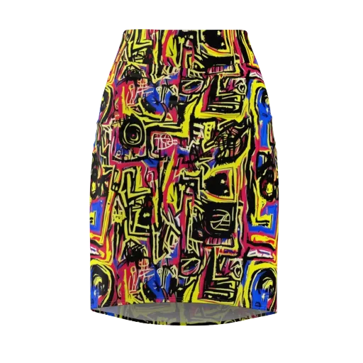Beyond the Canvas on a Pencil Skirt