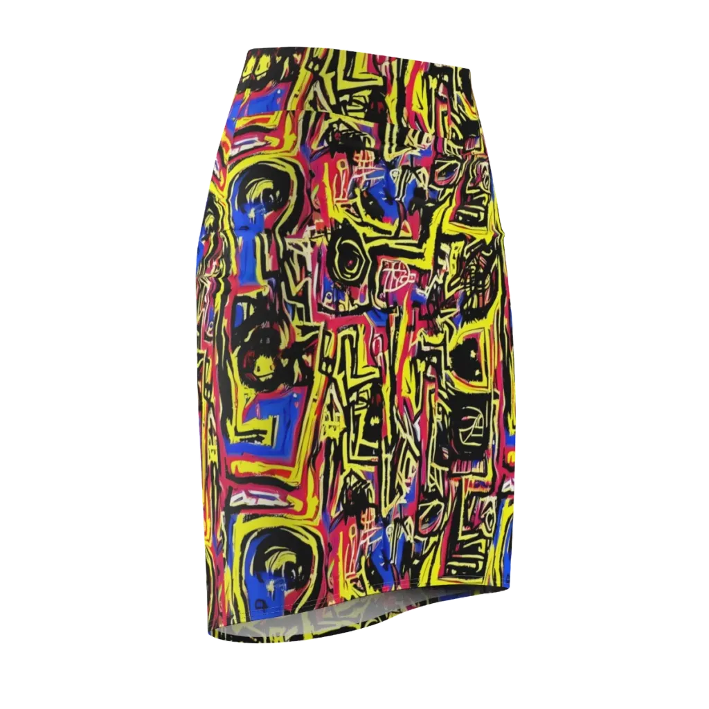 Beyond the Canvas on Pencil Skirt — Front Side