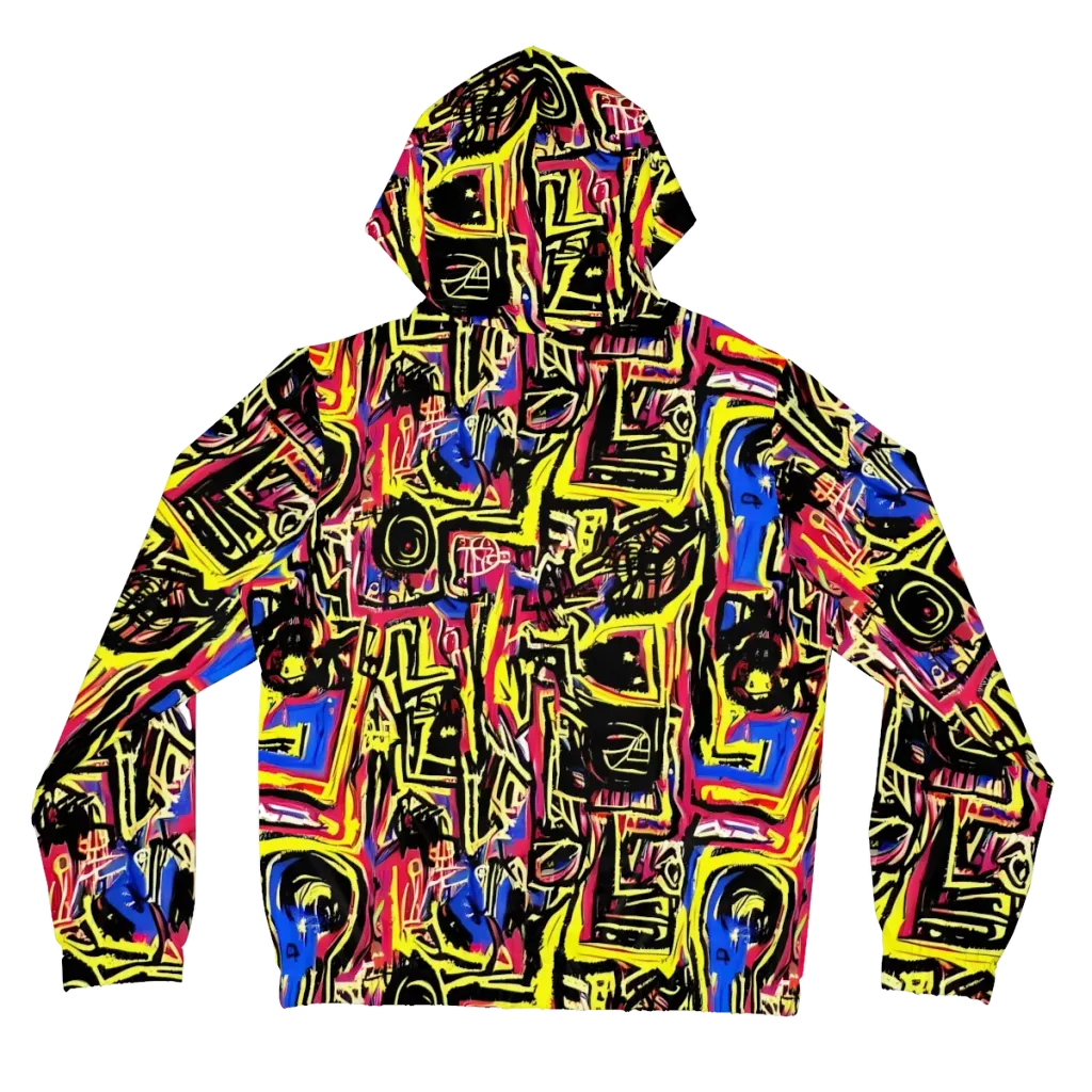 Beyond the Canvas on Women's Full-Zip Hoodie — Back