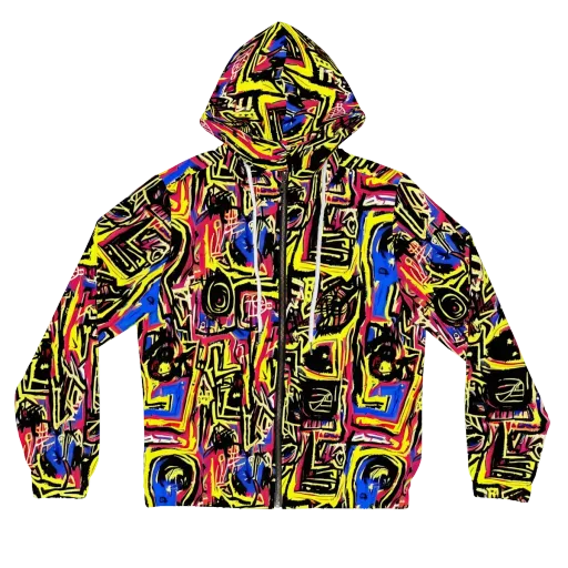 Beyond the Canvas on a Women's Full-Zip Hoodie