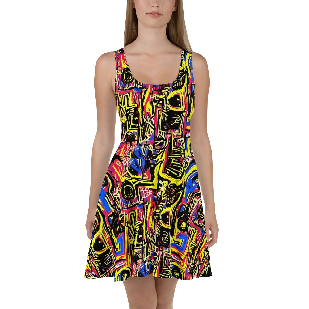 Beyond the Canvas on Skater Dress — Front