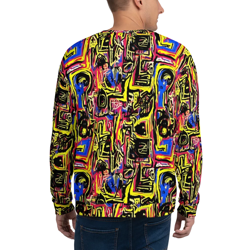 Beyond the Canvas on Sweatshirt — Back