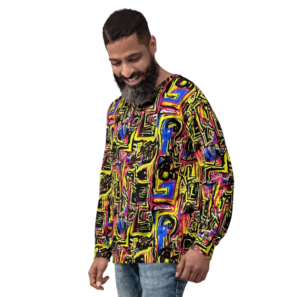Beyond the Canvas on Sweatshirt — Left Front