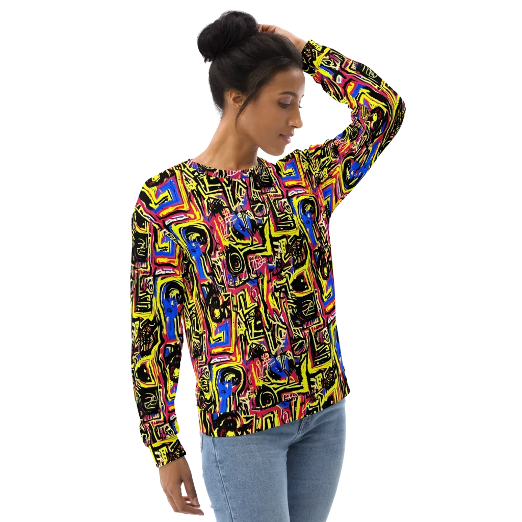 Beyond the Canvas on Sweatshirt — Right Front