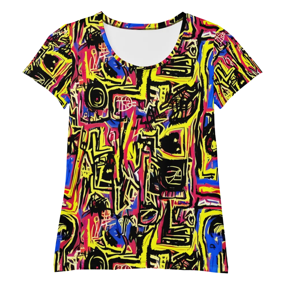 Beyond the Canvas on Women's Athletic T-Shirt — Front