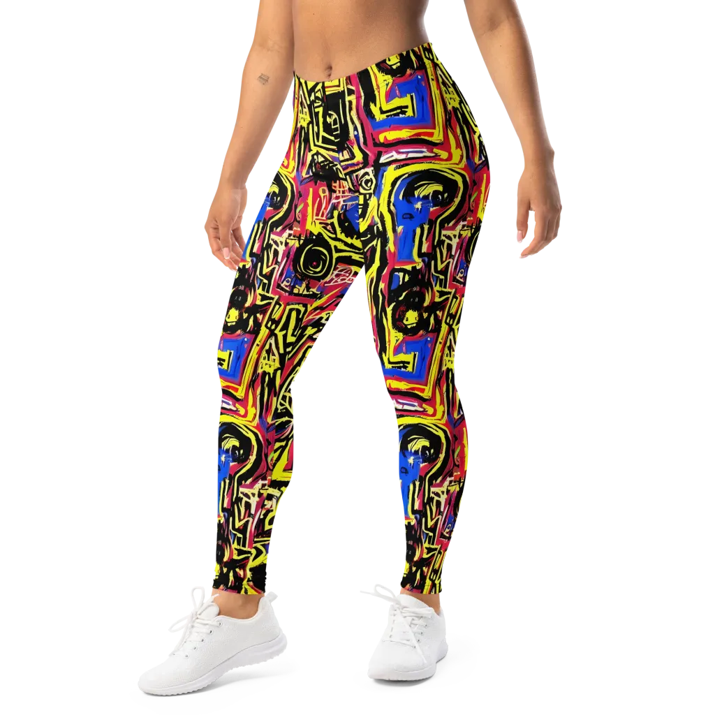 Beyond the Canvas on Leggings — Left Front