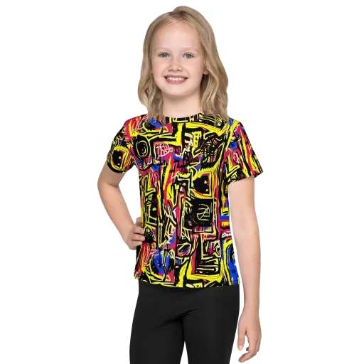 Beyond the Canvas on a Kids Crew Neck T-Shirt