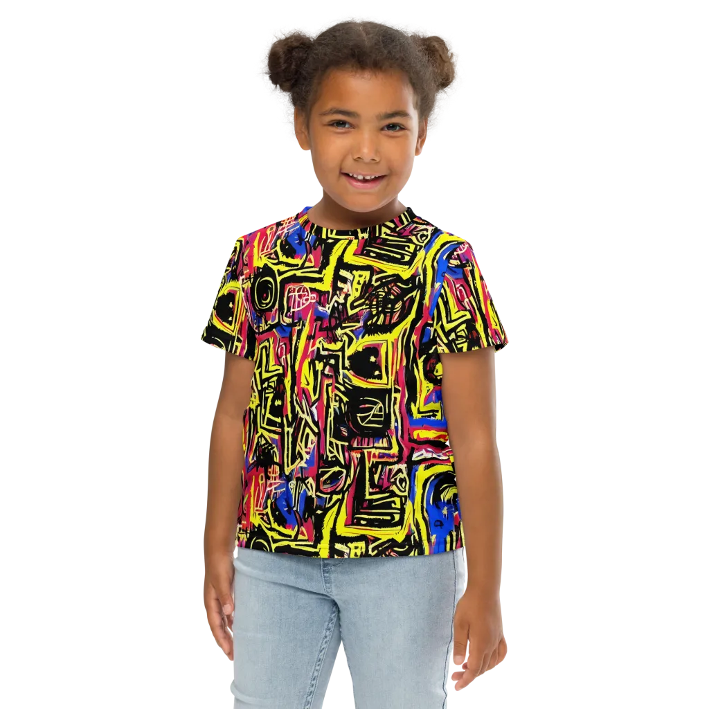 Beyond the Canvas on Kids Crew Neck T-Shirt — Front