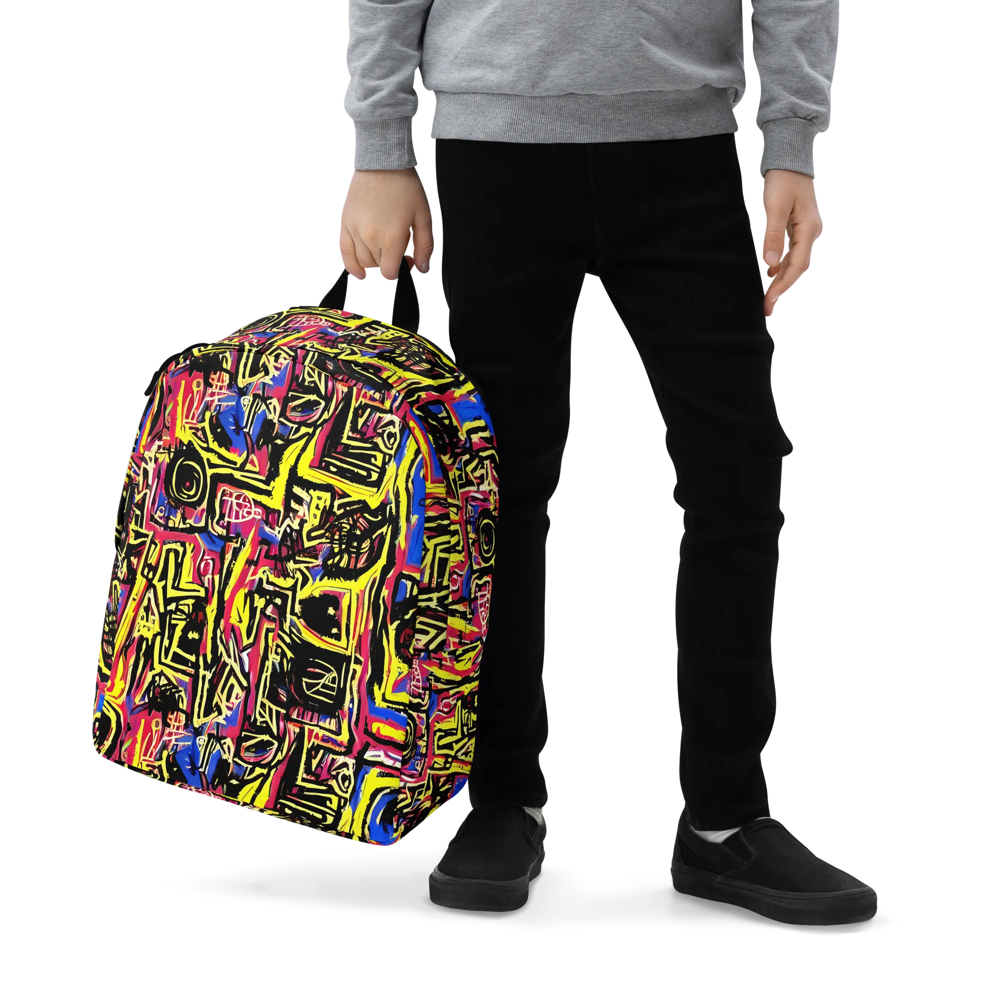 Beyond the Canvas on Minimalist Backpack — Zoomed-in