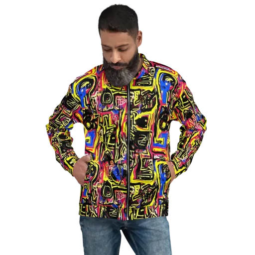Beyond the Canvas on a Bomber Jacket