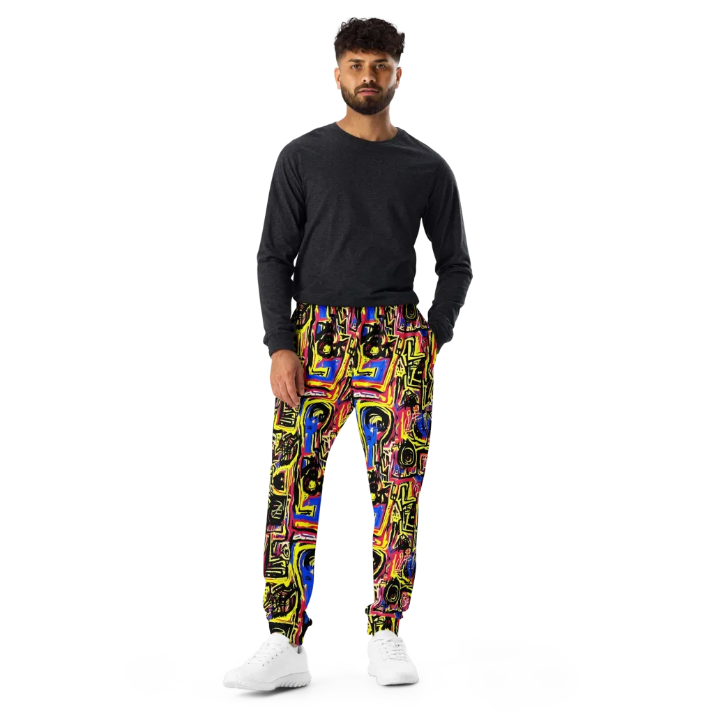Beyond the Canvas on Men's Joggers — Front