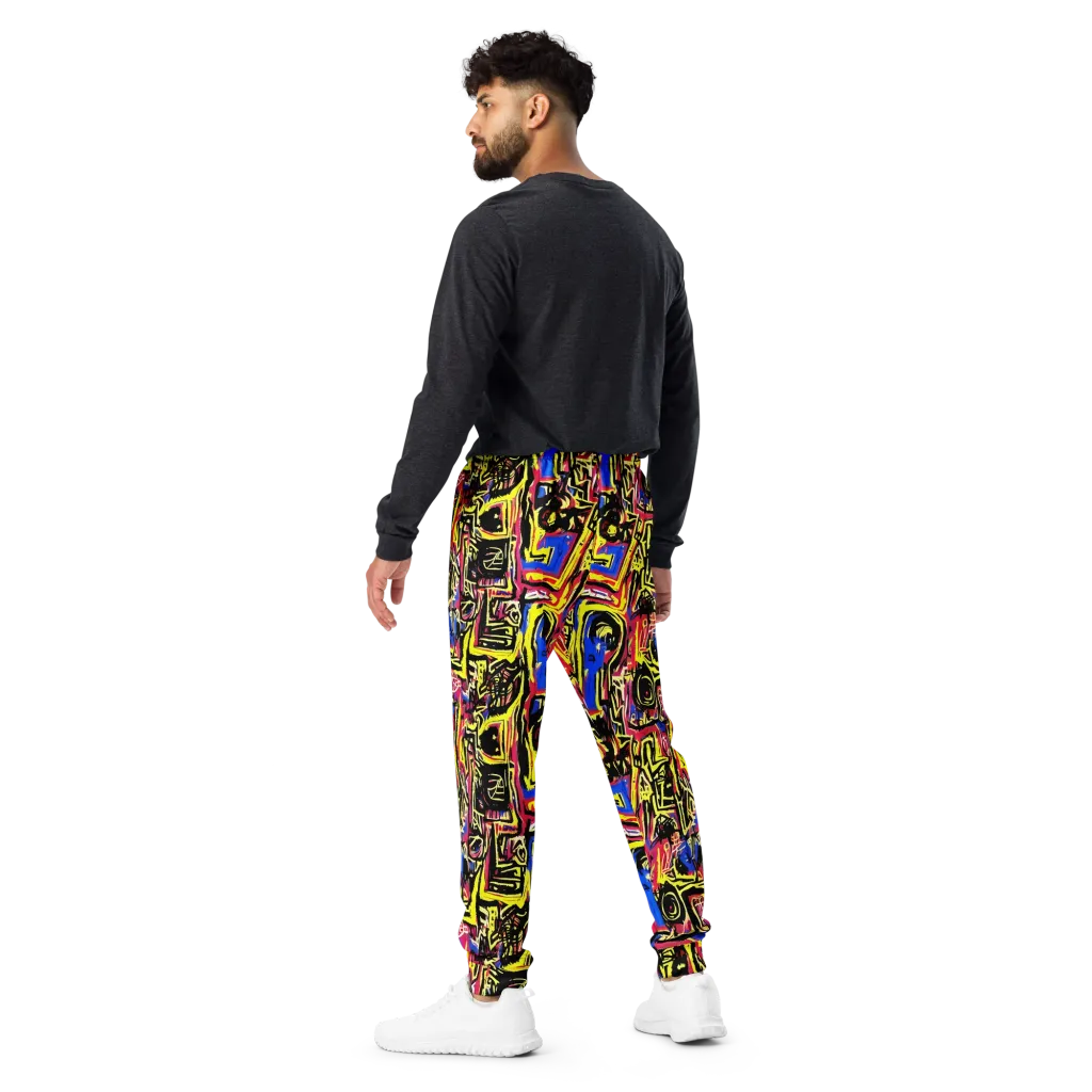 Beyond the Canvas on Men's Joggers — Back