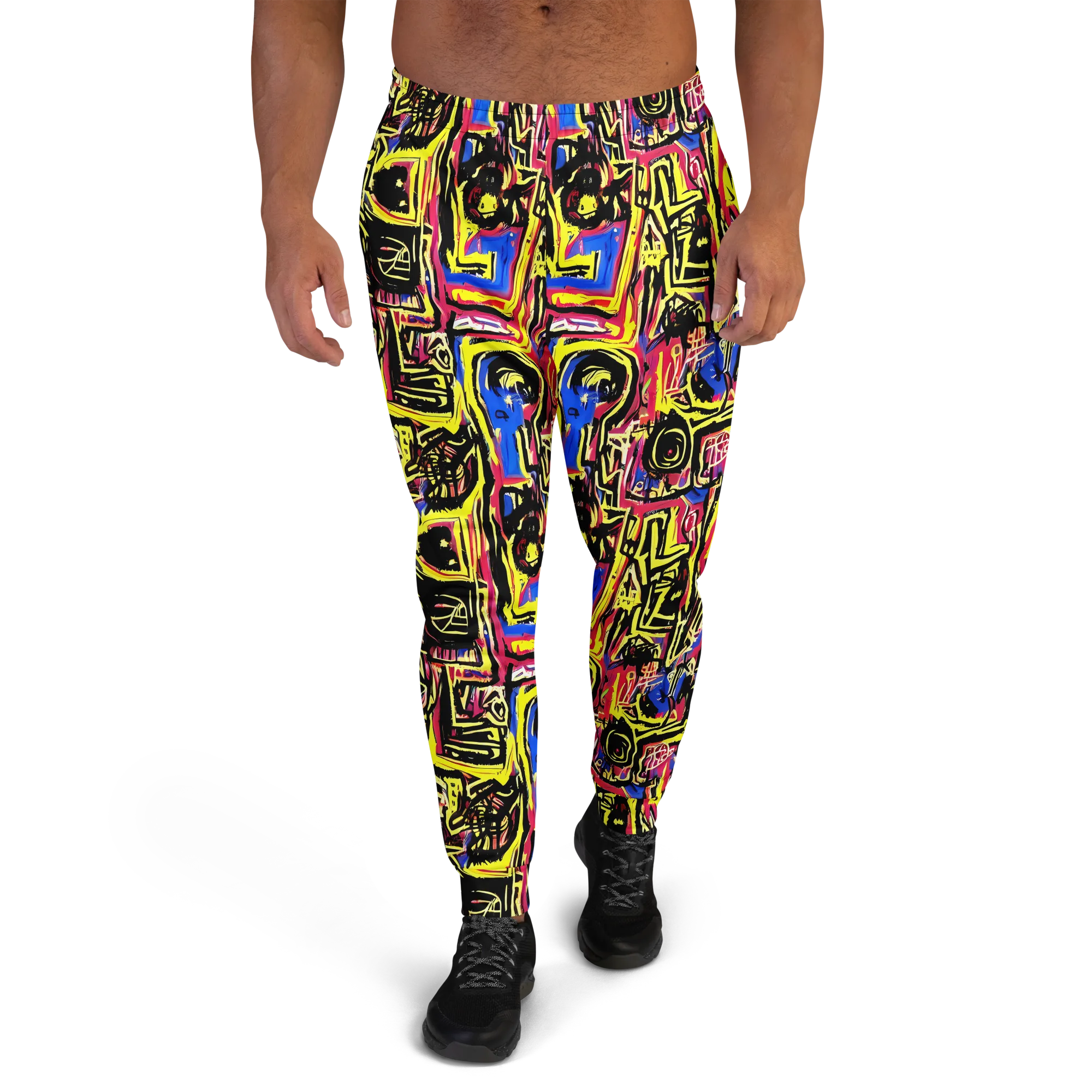 Beyond the Canvas on Men's Joggers — Front