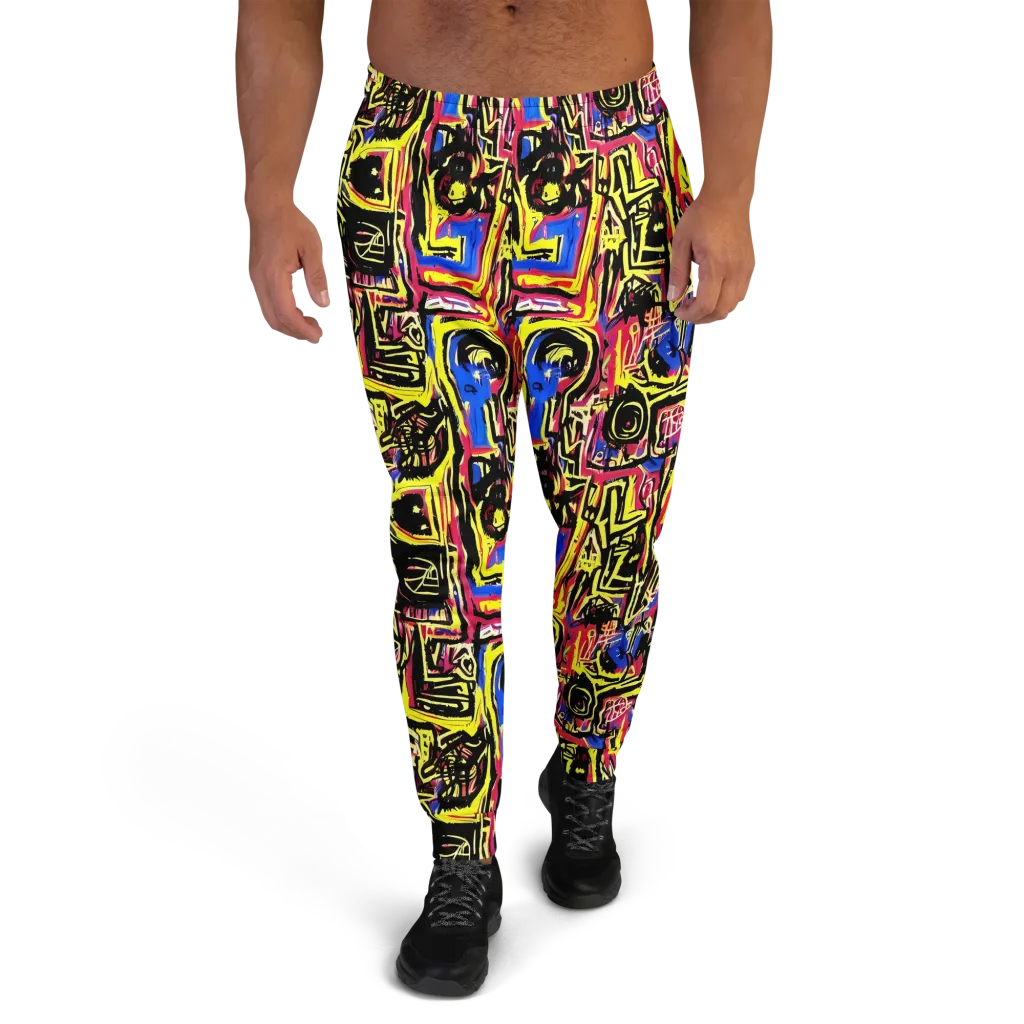 Beyond the Canvas on Men's Joggers — Front