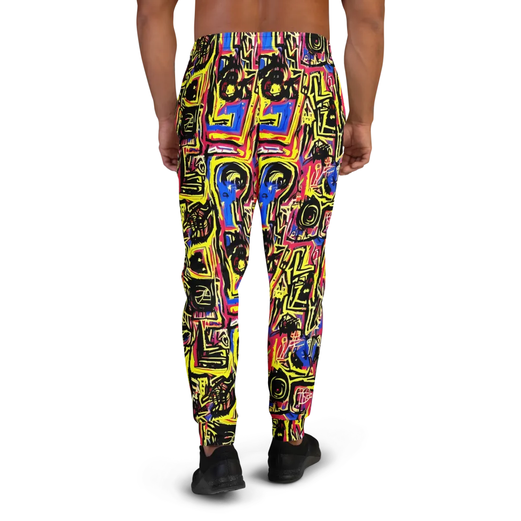 Beyond the Canvas on Men's Joggers — Back