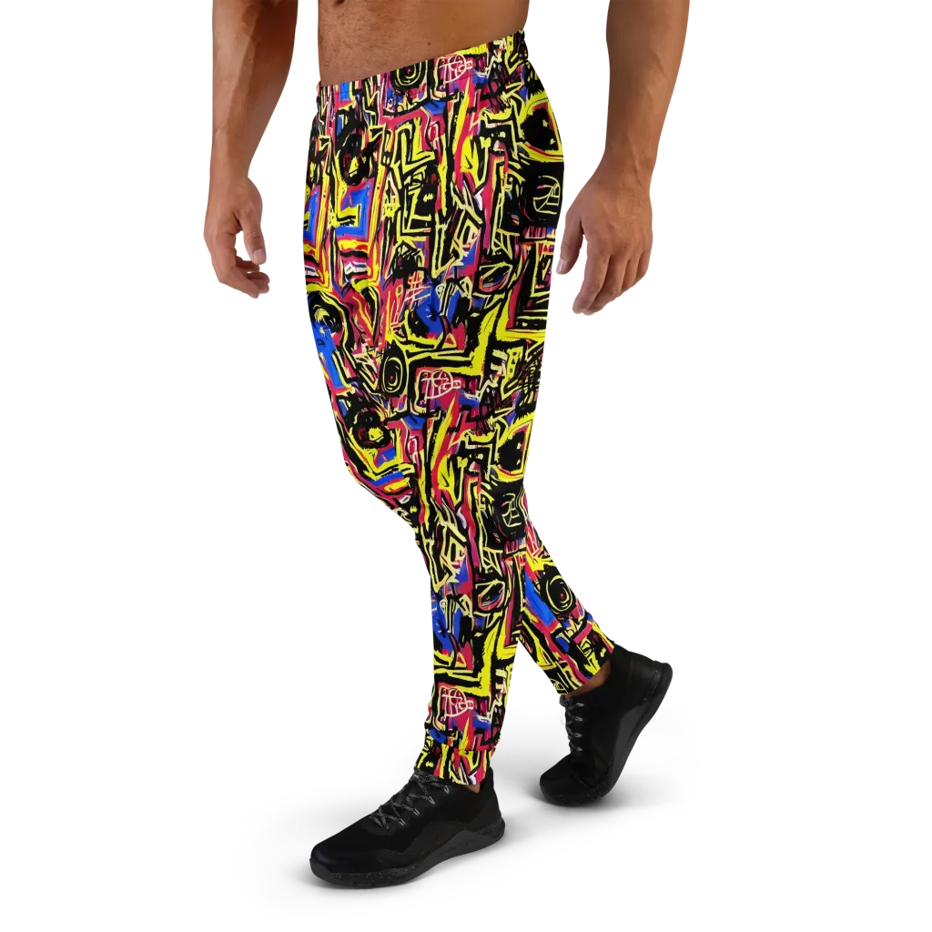 Beyond the Canvas on Men's Joggers — Left