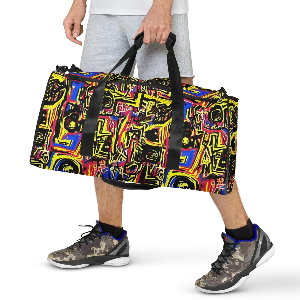 Beyond the Canvas on Duffle Bag — Front
