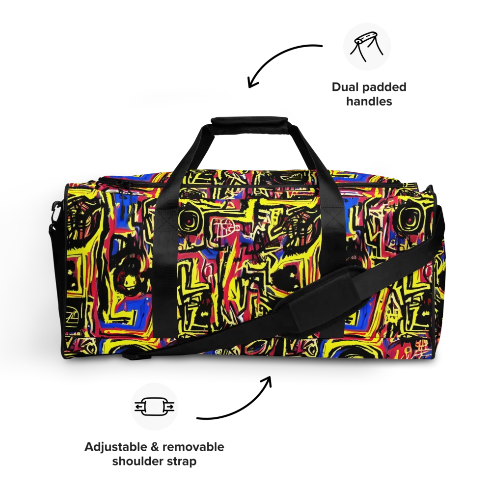 Beyond the Canvas on Duffle Bag — Front