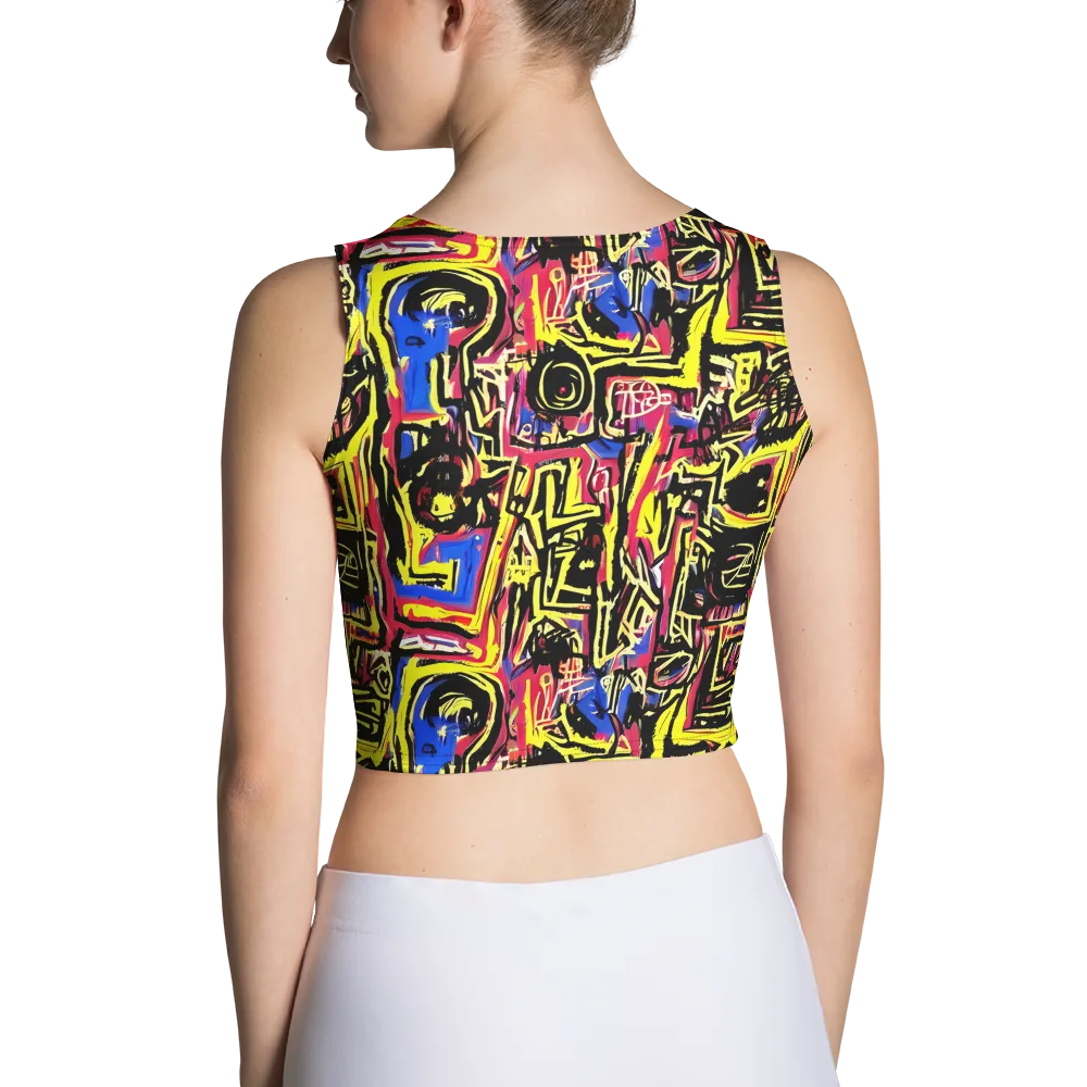 Beyond the Canvas on Crop Top — Back
