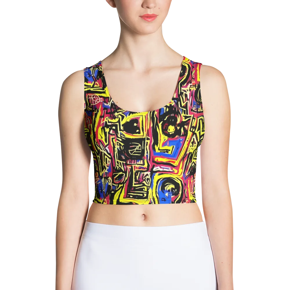 Beyond the Canvas on Crop Top — Front