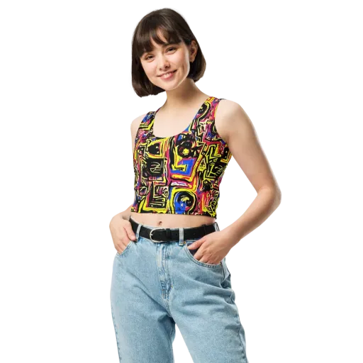 Beyond the Canvas on a Crop Top