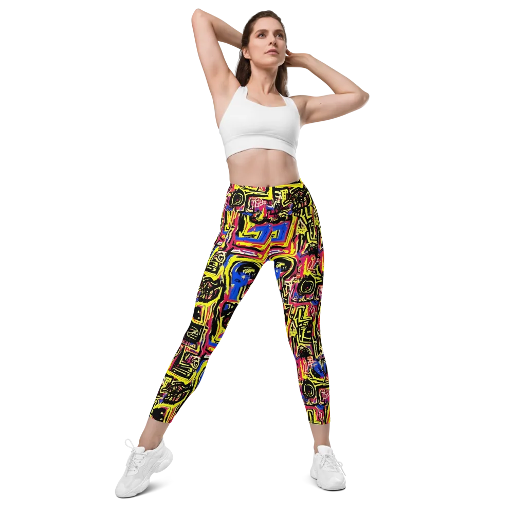 Beyond the Canvas on Leggings with Pockets — Front