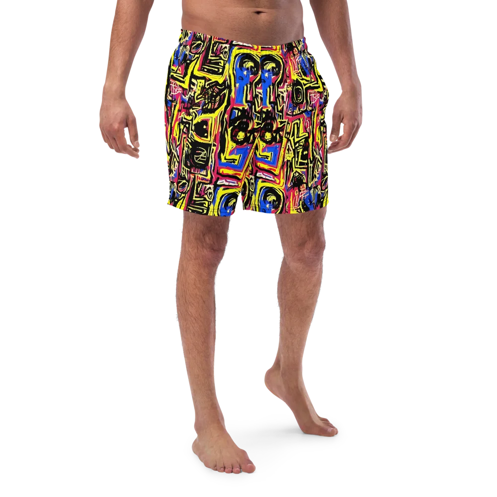 Beyond the Canvas on Swim Trunks — Front