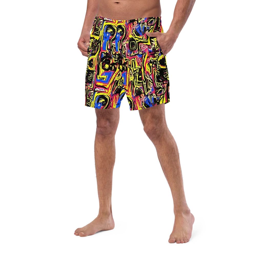 Beyond the Canvas on Swim Trunks — Left Front