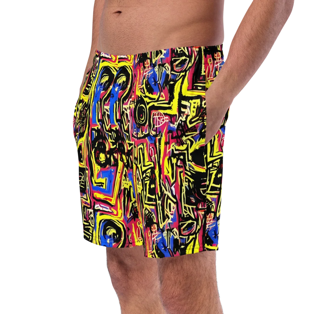 Beyond the Canvas on Swim Trunks — Left Front