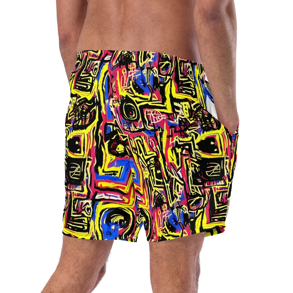 Beyond the Canvas on Swim Trunks — Right Back