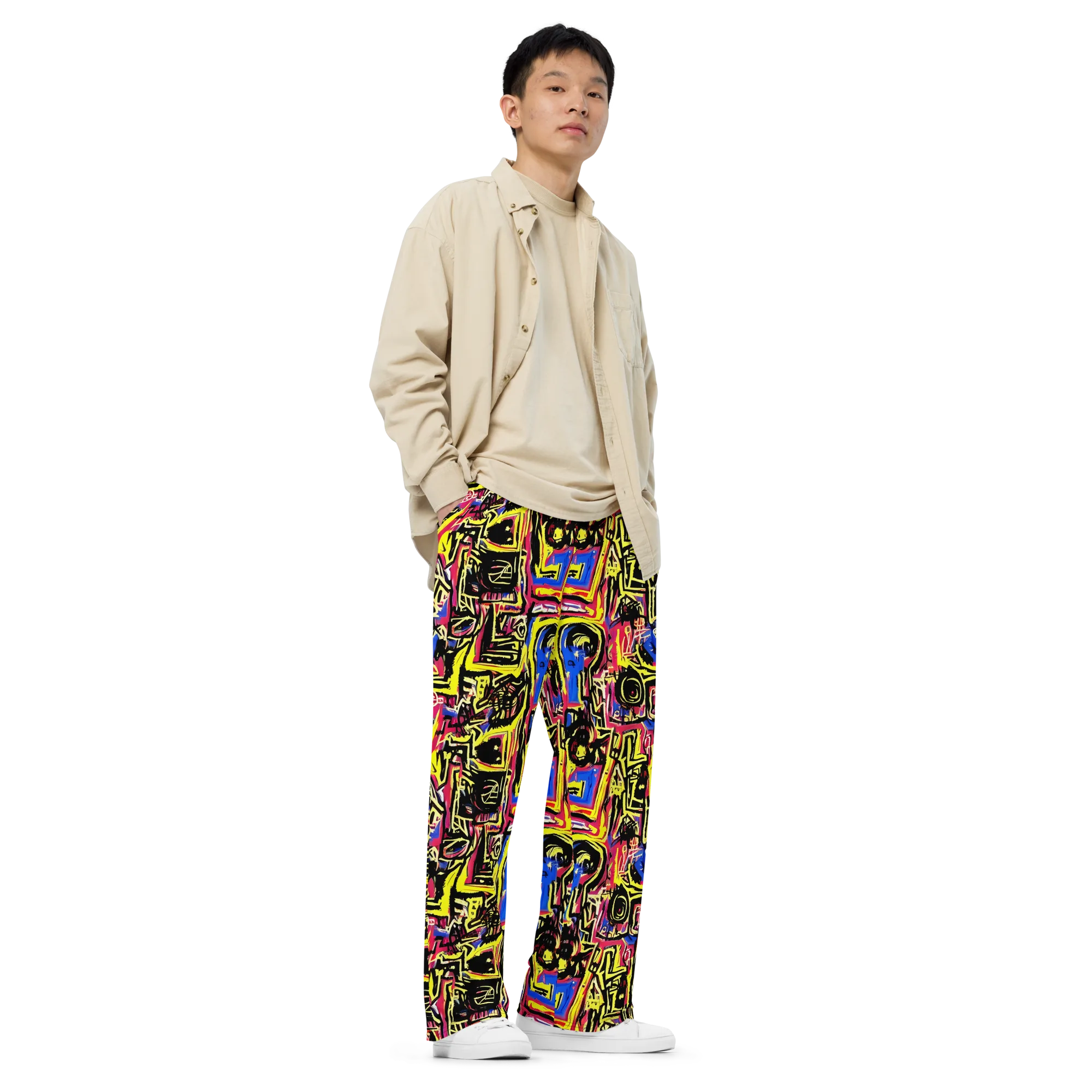 Beyond the Canvas on Wide-Leg Pants — Right Front
