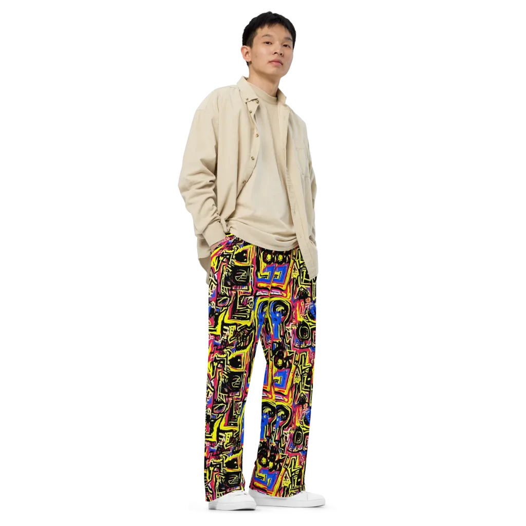 Beyond the Canvas on Wide-Leg Pants — Right Front