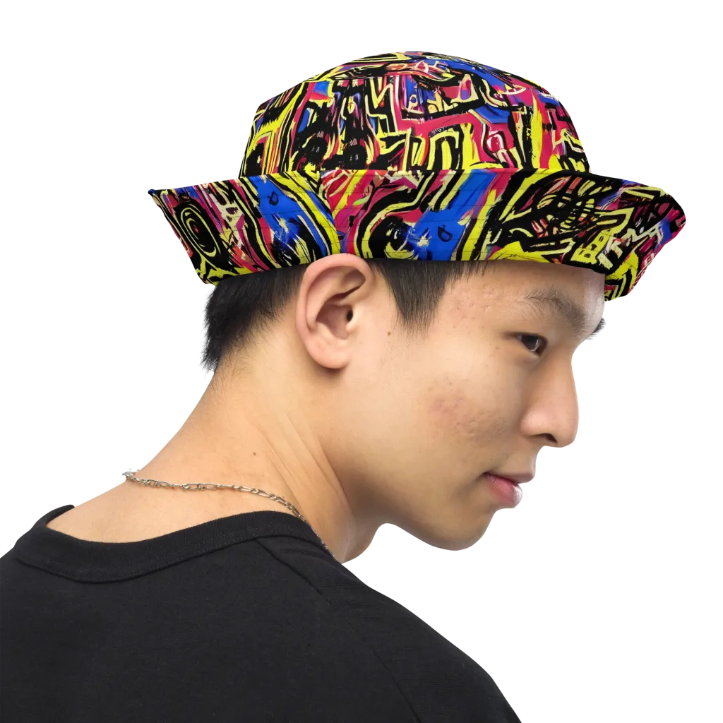 Beyond the Canvas on Reversible Bucket Hat — Right Outside