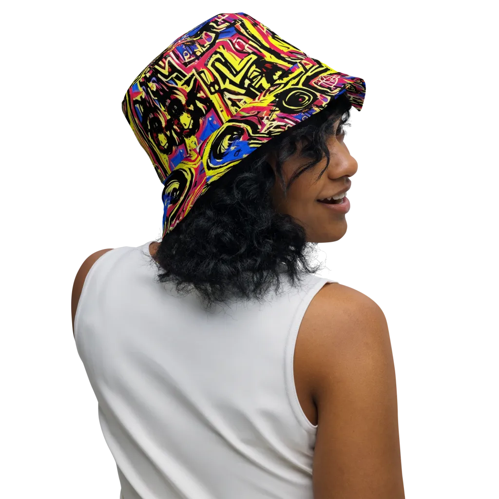 Beyond the Canvas on Reversible Bucket Hat — Right Outside