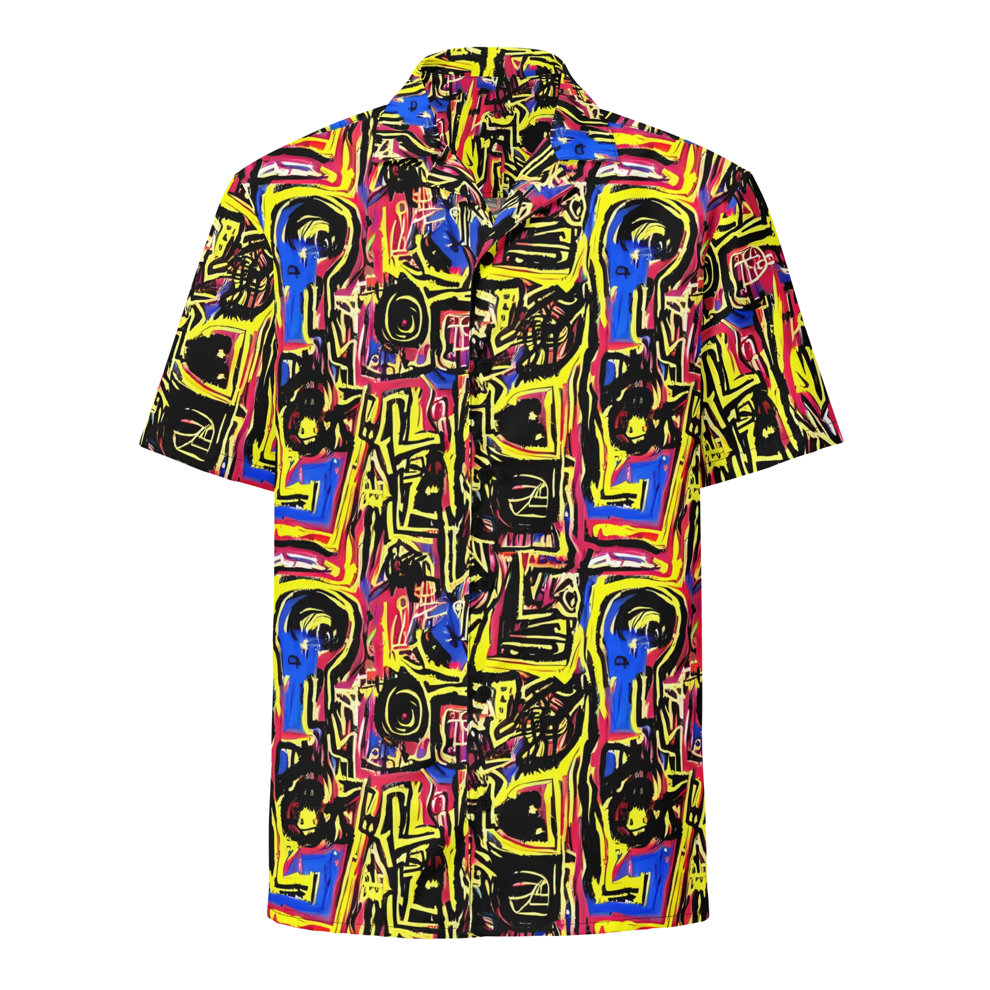Beyond the Canvas on Button Shirt — Front