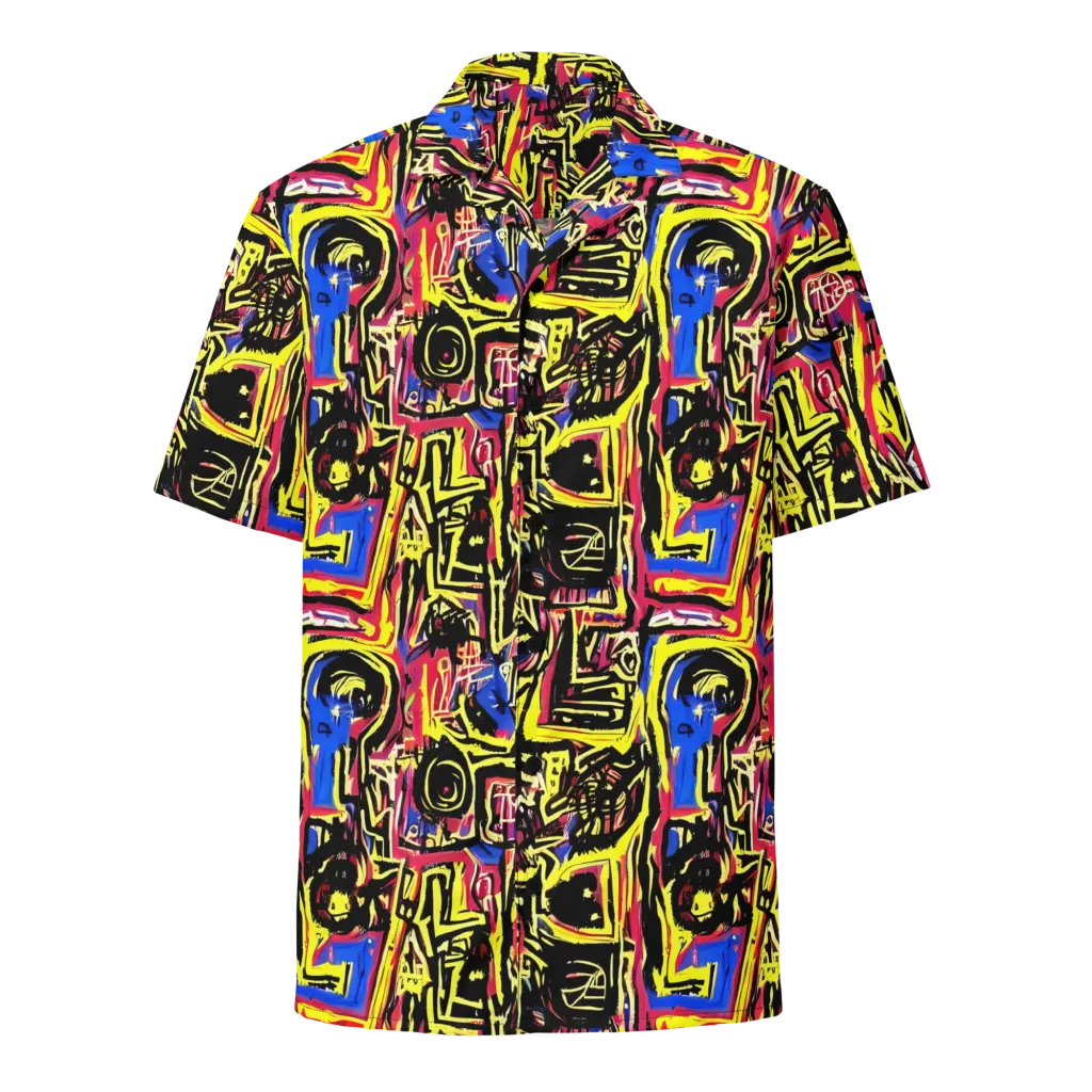 Beyond the Canvas on Button Shirt — Front