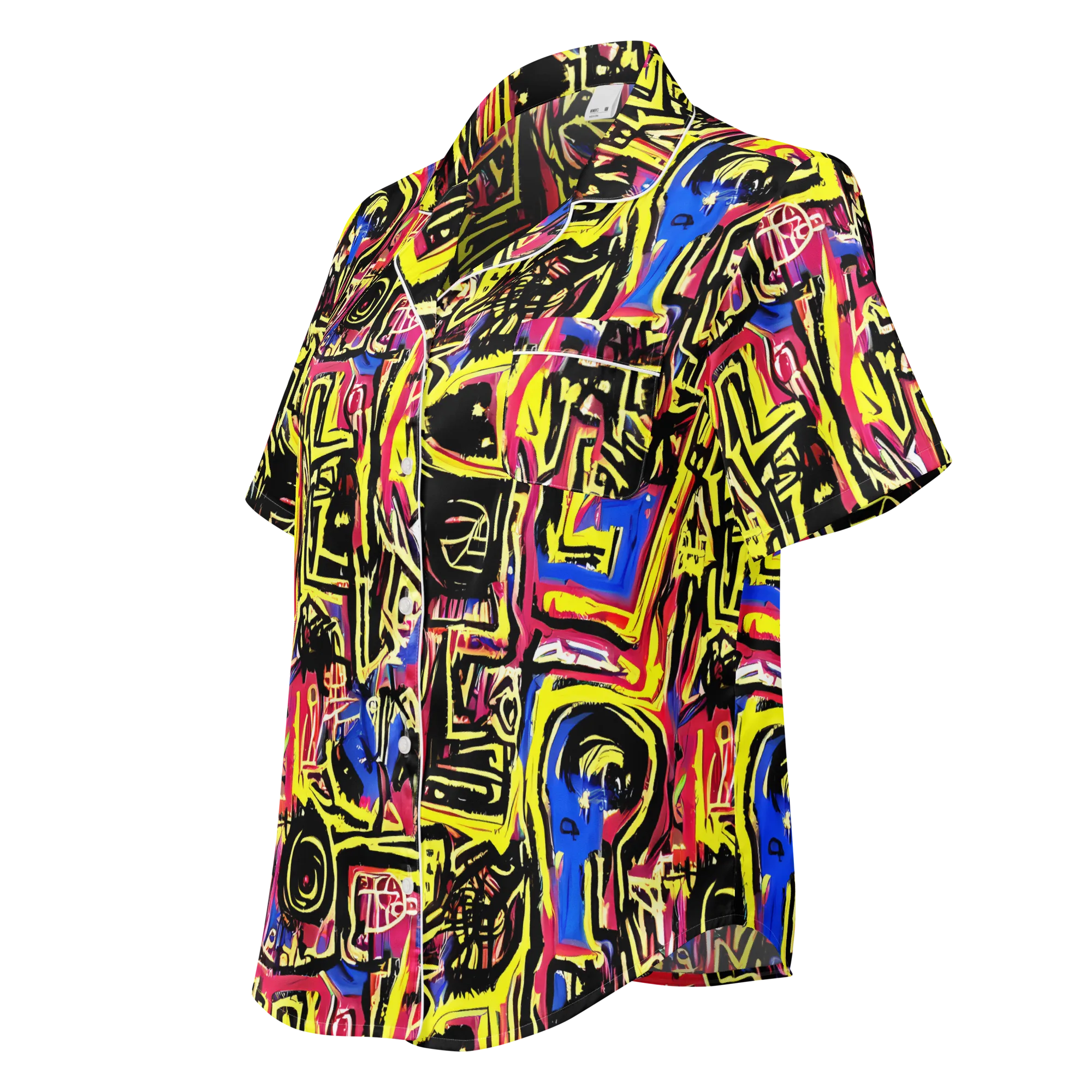 Beyond the Canvas on Women's Short Sleeve Pajama Top — Left Front