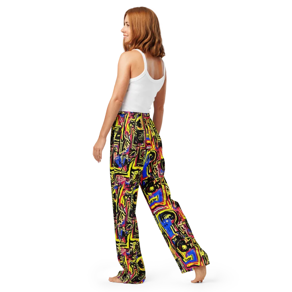 Beyond the Canvas on Women's Pajama Pants — Back