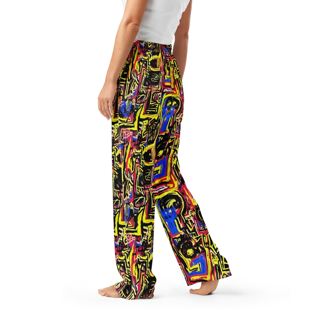 Beyond the Canvas on Women's Pajama Pants — Left