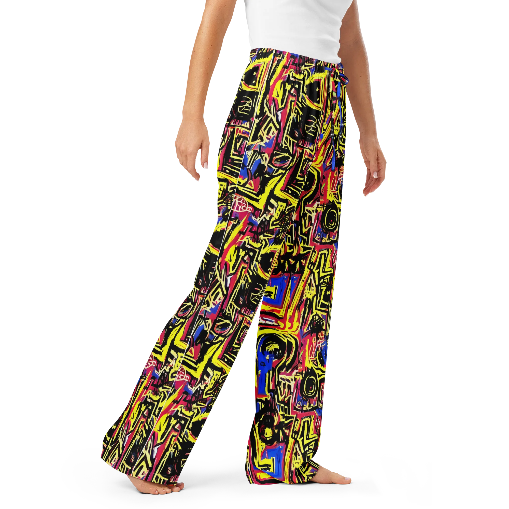 Beyond the Canvas on Women's Pajama Pants — Right Front