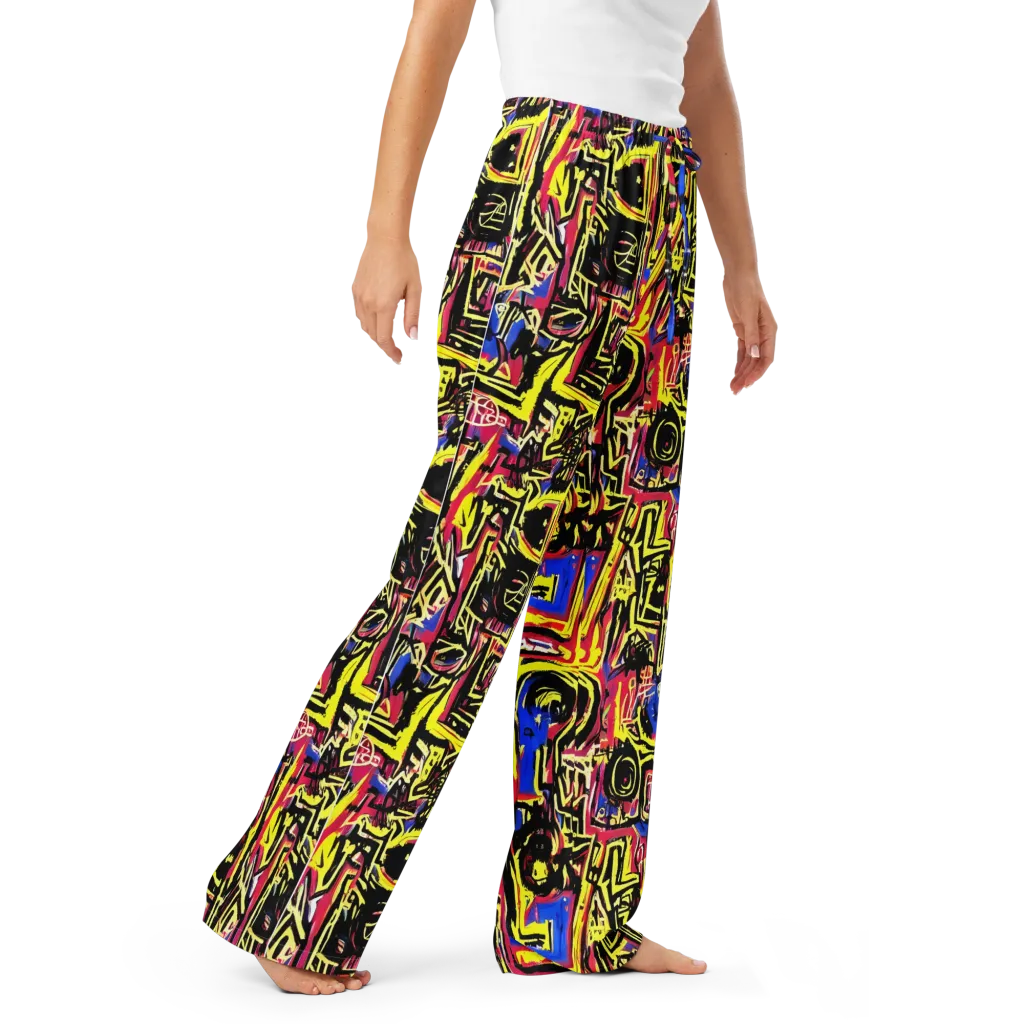 Beyond the Canvas on Women's Pajama Pants — Right Front