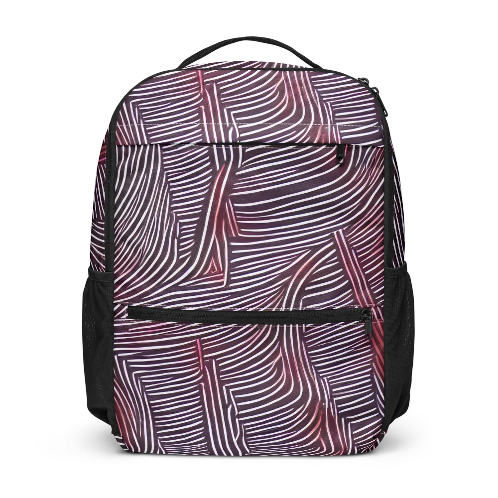Nebula Waves on Utility Backpack — Front