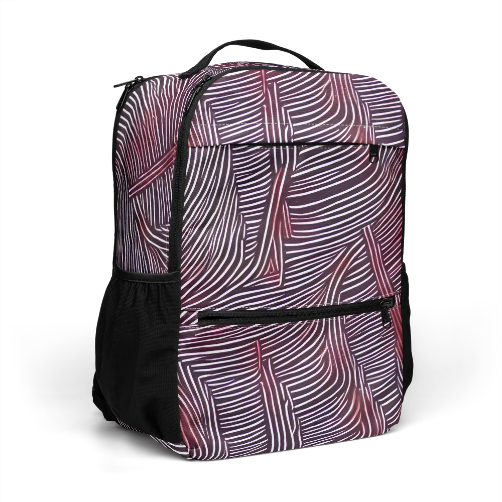 Nebula Waves on Utility Backpack — Right Front