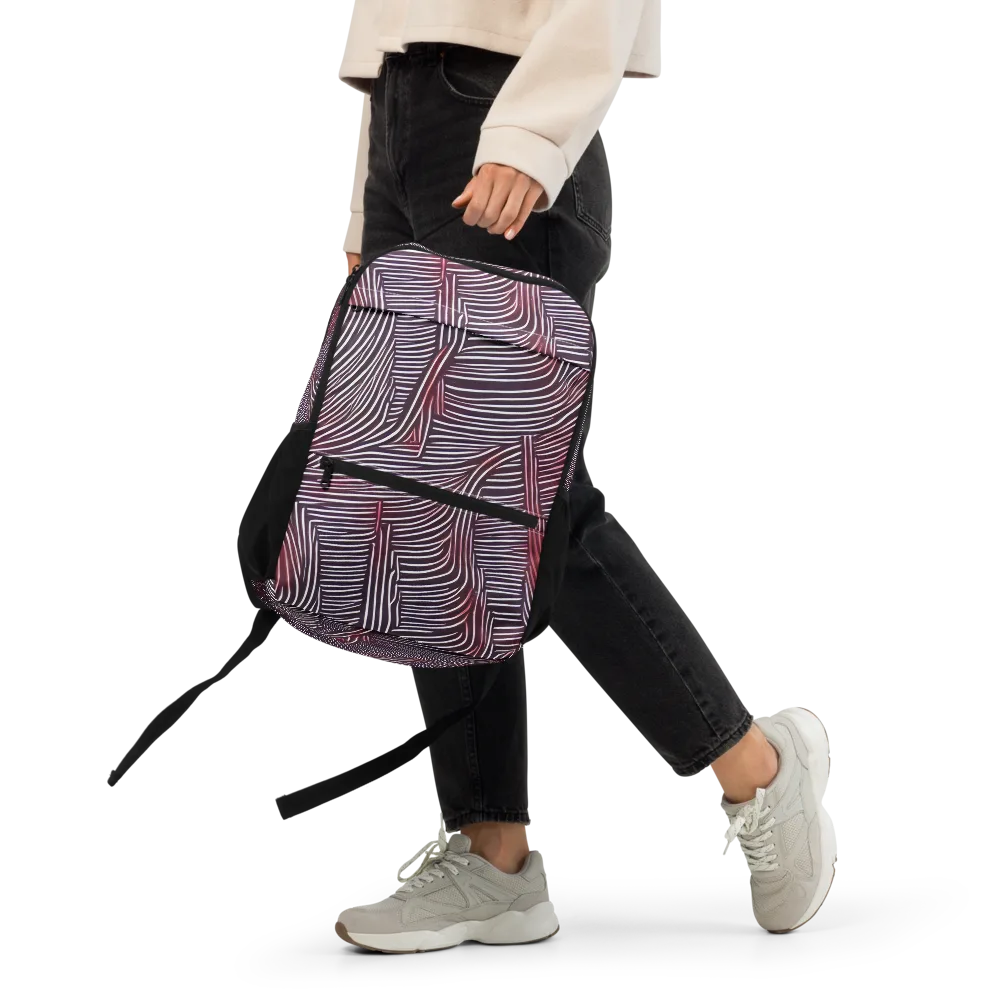Nebula Waves on Utility Backpack — Front