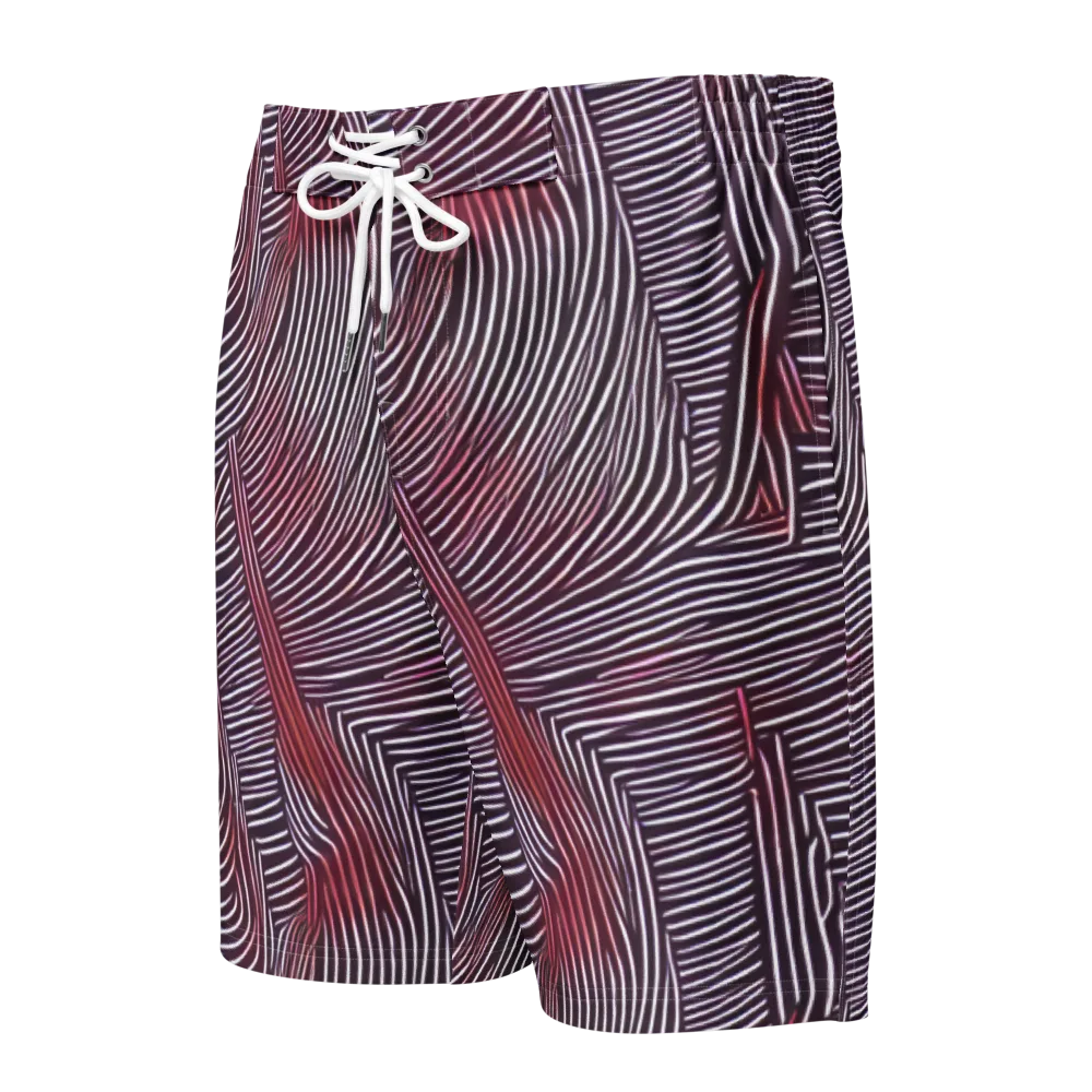Nebula Waves on Men's Board Shorts — Front